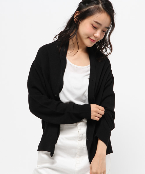 BEAMS BOY(ビームスボーイ)の「BEAMS BOY / 12ゲージ フジヤマ カーディガン(カーディガン/ボレロ・レディース・グレー/ブラック/レッド系その他・ONE SIZE)」の19枚目の写真