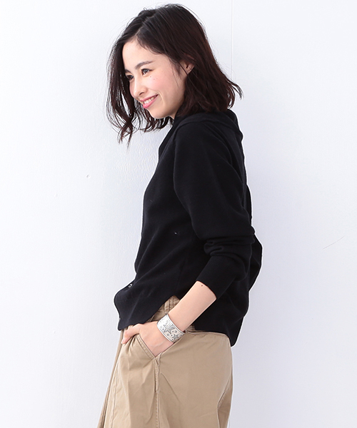 BEAMS BOY(ビームスボーイ)の「BEAMS BOY / 12ゲージ フジヤマ カーディガン(カーディガン/ボレロ・レディース・グレー/ブラック/レッド系その他・ONE SIZE)」の22枚目の写真