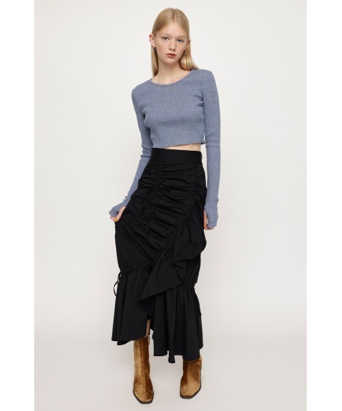 SLY（スライ）の「CROPPED CUT TOPS クロップド カット トップス