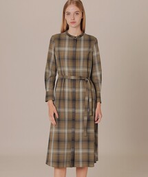 MACKINTOSH LONDON | オンブレーチェックウールワンピース(ワンピース)