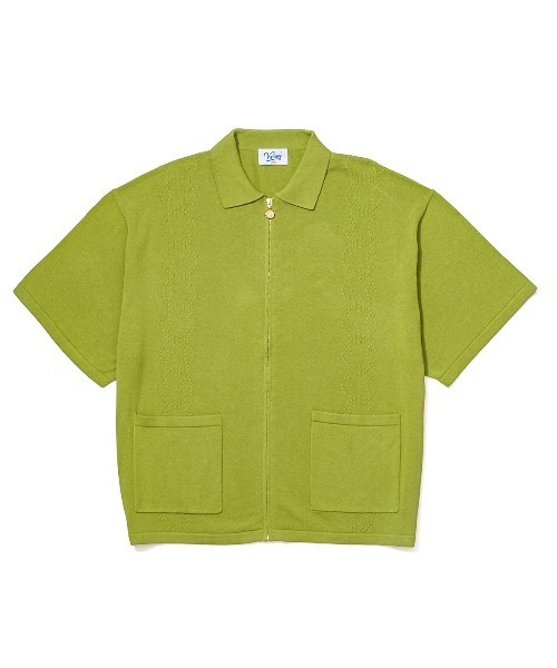 KEBOZ（ケボズ）の「BALL KNIT ZIP UP SHIRT（シャツ/ブラウス