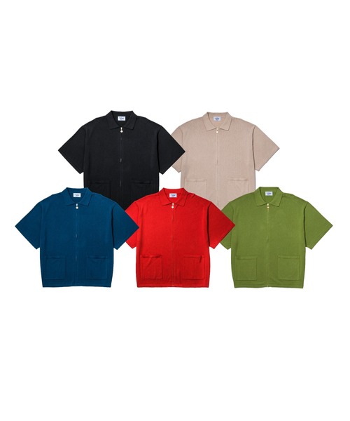 KEBOZ（ケボズ）の「BALL KNIT ZIP UP SHIRT（シャツ/ブラウス