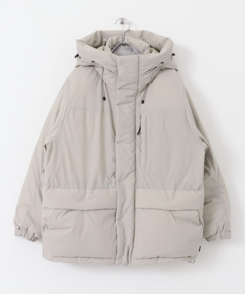 EKAL（エカル）の「ALLIED　ダウンジャケット（ダウンジャケット/コート・レディース・グレイッシュベージュ/ブラック・ONE SIZE）」の4枚目の写真