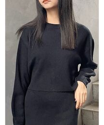 MURUA | ループヤーンボトルネックトップス(ニット/セーター)