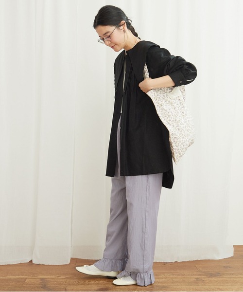 fig London(フィグロンドン)の「petit blouse(シャツ/ブラウス・レディース・ブラック/ホワイト・FREE)」の22枚目の写真
