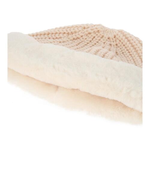 Samansa Mos2(サマンサ モスモス)の「ファーニットコンビワッチ(ハット・レディース・モカ/オフホワイト・F)」の15枚目の写真