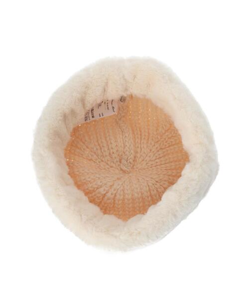 Samansa Mos2(サマンサ モスモス)の「ファーニットコンビワッチ(ハット・レディース・モカ/オフホワイト・F)」の16枚目の写真