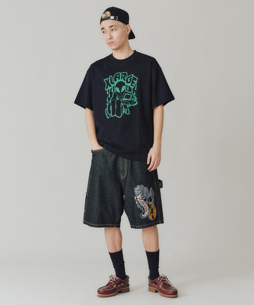 XLARGE（エクストララージ）の「ALIEN SPRAYER S/S TEE（Tシャツ/カットソー・メンズ・ブラック/パープル/ホワイト・XL/S/M/L）」の12枚目の写真