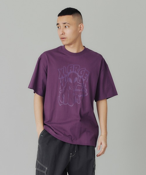 XLARGE（エクストララージ）の「ALIEN SPRAYER S/S TEE（Tシャツ/カットソー・メンズ・ブラック/パープル/ホワイト・XL/S/M/L）」の7枚目の写真