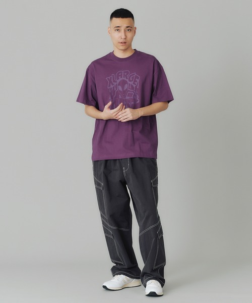 XLARGE（エクストララージ）の「ALIEN SPRAYER S/S TEE（Tシャツ/カットソー・メンズ・ブラック/パープル/ホワイト・XL/S/M/L）」の10枚目の写真