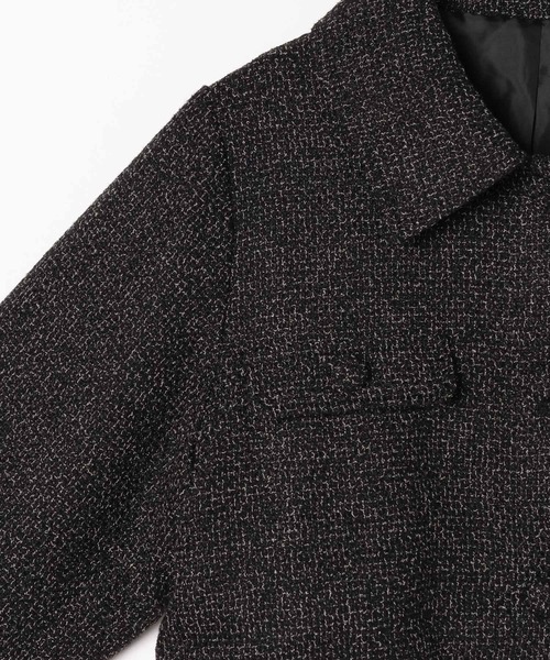 Heather（ヘザー）の「ツイードショートジャケット  100743（その他アウター・レディース・ブラック/アイボリー・FREE）」の17枚目の写真