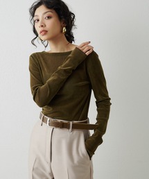 Whim Gazette | フロッキーバックシャンカットソー(Tシャツ/カットソー)