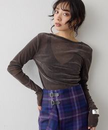 Whim Gazette | フロッキーバックシャンカットソー(Tシャツ/カットソー)