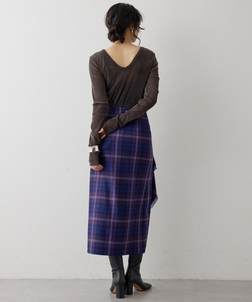 フロッキーバックシャンカットソー（Tシャツ/カットソー）｜Whim