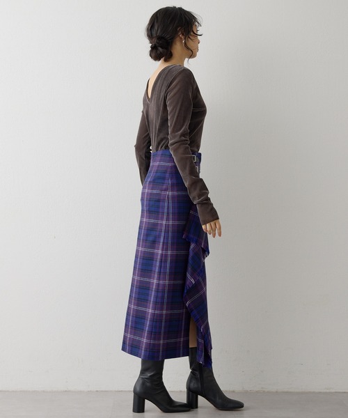 フロッキーバックシャンカットソー（Tシャツ/カットソー）｜Whim