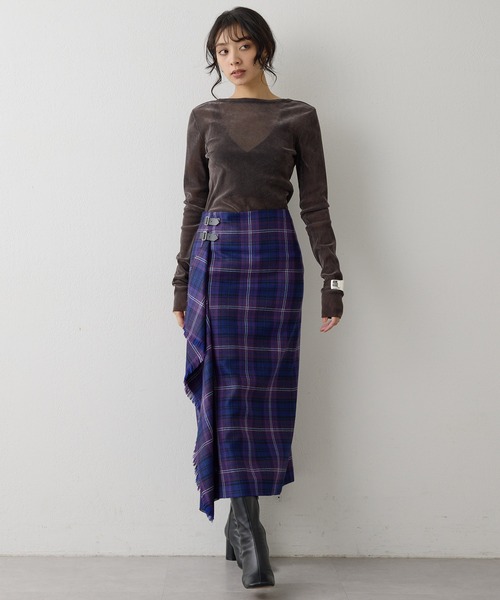 フロッキーバックシャンカットソー（Tシャツ/カットソー）｜Whim