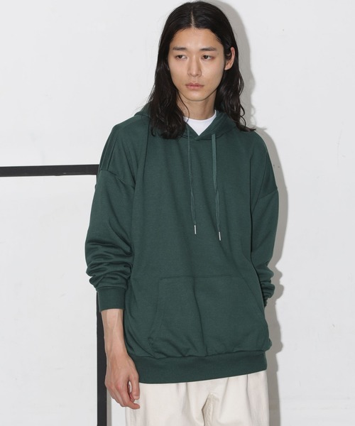 NANO universe(ナノユニバース)の「ビックシルエットフーディー(パーカー・メンズ・ブラック/グリーン/ブルーグレー/グレー系その他4・M/L)」の19枚目の写真