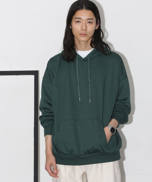 NANO universe(ナノユニバース)の「ビックシルエットフーディー(パーカー・メンズ・ブラック/グリーン/ブルーグレー/グレー系その他4・M/L)」の21枚目の写真