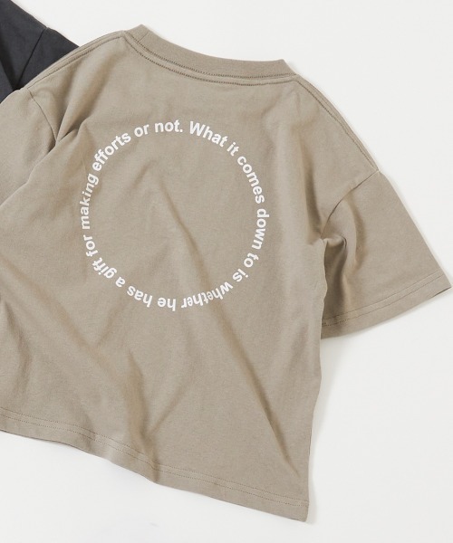 devirock（デビロック）の「デビラボ BIGシルエット プリント半袖Tシャツ（Tシャツ/カットソー・キッズ・ライトグレー/ホワイト系その他/ピンク系/グリーン系3/オフホワイト/ブルー系2/グレー系/バイオレット/ライトグレー系1/ブラック系その他/ホワイト系その他2/スミクロ/グリーン系6/グリーン系その他/グリーン系その他2/ホワイト系その他3/ブラック系その他2/ホワイト系その他5/イエロー系その他/ホワイト系その他6/パープル系その他/パープル系その他2/ブルー系1/ホワイト系その他4・90cm/100cm/110cm/120cm/130cm/140cm/150cm/160cm）」の13枚目の写真