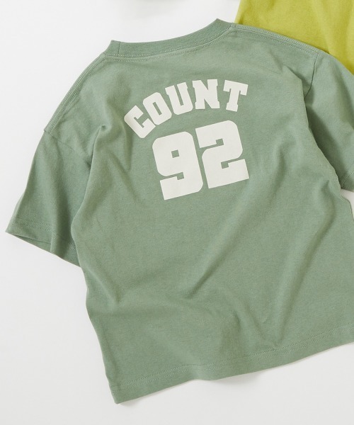 devirock（デビロック）の「デビラボ BIGシルエット プリント半袖Tシャツ（Tシャツ/カットソー・キッズ・ライトグレー/ホワイト系その他/ピンク系/グリーン系3/オフホワイト/ブルー系2/グレー系/バイオレット/ライトグレー系1/ブラック系その他/ホワイト系その他2/スミクロ/グリーン系6/グリーン系その他/グリーン系その他2/ホワイト系その他3/ブラック系その他2/ホワイト系その他5/イエロー系その他/ホワイト系その他6/パープル系その他/パープル系その他2/ブルー系1/ホワイト系その他4・90cm/100cm/110cm/120cm/130cm/140cm/150cm/160cm）」の14枚目の写真