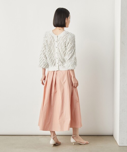 NOLLEY’S Sophi（ノーリーズソフィ）の「ウォッシャブルメモリータフタタックスカート（スカート・レディース・ネイビー/キナリ/ベビーピンク・34/38/36）」の10枚目の写真