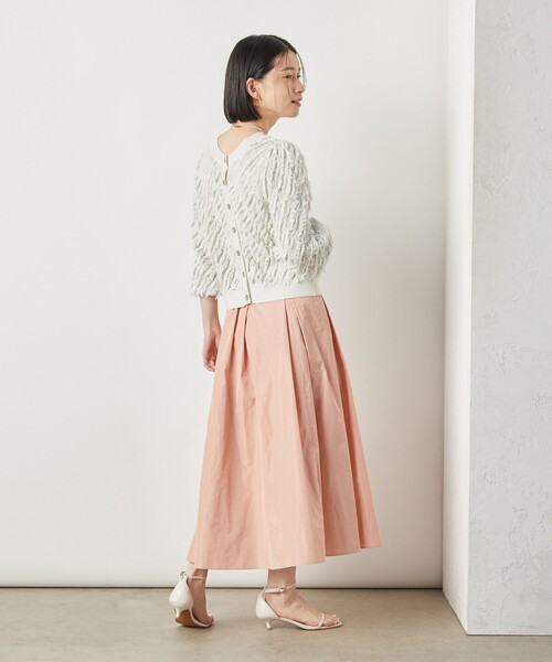 ノーリーズウォッシャフルシアダンボールタックスカート38サイズ セール 20%OFF】ウォッシャブルシアーダンボールタックスカート