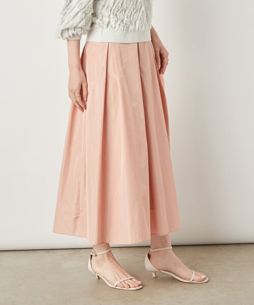 NOLLEY’S Sophi（ノーリーズソフィ）の「ウォッシャブルメモリータフタタックスカート（スカート・レディース・ネイビー/キナリ/ベビーピンク・34/38/36）」の15枚目の写真