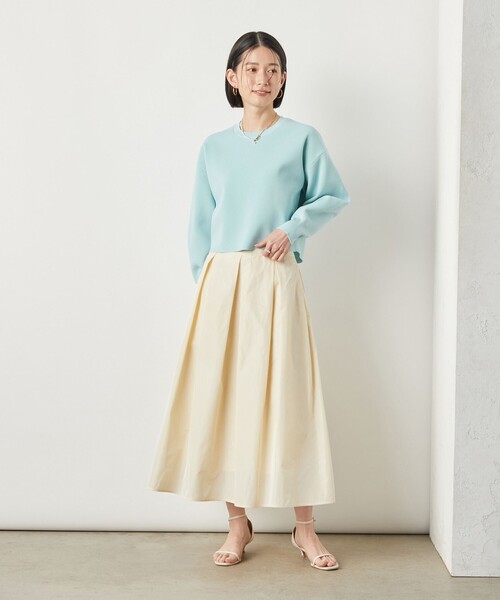 NOLLEY's/ ウォッシャブルシアーダンボールタックスカート NOLLEY'S スカート ウォッシャブルシアーダンボールタックス