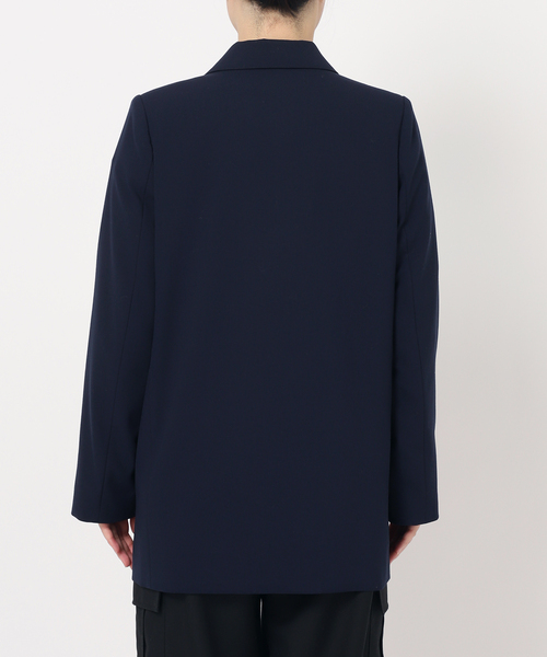 Simplicite（サンプリシテ）の「T/Rダブルボタンテーラージャケット（テーラードジャケット・レディース・ネイビー/ベージュ・FREE）」の12枚目の写真