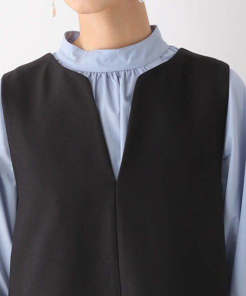 LEPSIM（レプシィム）の「【入卒式／セレモニー】キーネックジャンスカ　992742（ジャンパースカート・レディース・グレー/ブラック・FREE）」の11枚目の写真