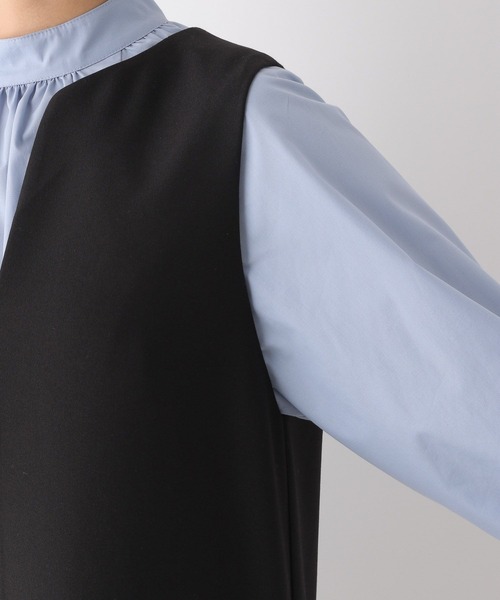 LEPSIM（レプシィム）の「【入卒式／セレモニー】キーネックジャンスカ　992742（ジャンパースカート・レディース・グレー/ブラック・FREE）」の12枚目の写真