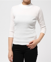 Sheta | ボトルネック7分袖カットソー(Tシャツ/カットソー)