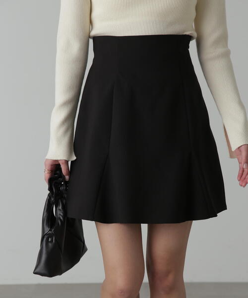 FREE'S MART（フリーズマート）の「◆ハイウエストマーメイドミニスカパン（スカート・レディース・グレー/ベージュ/ブラック・SMALL/MEDIUM）」の8枚目の写真