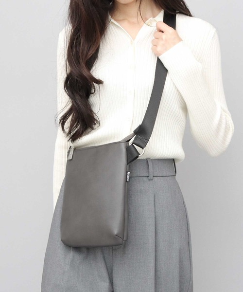 セール】スプリットレザー（牛床革） 縦型 サコッシュ ミニショルダー