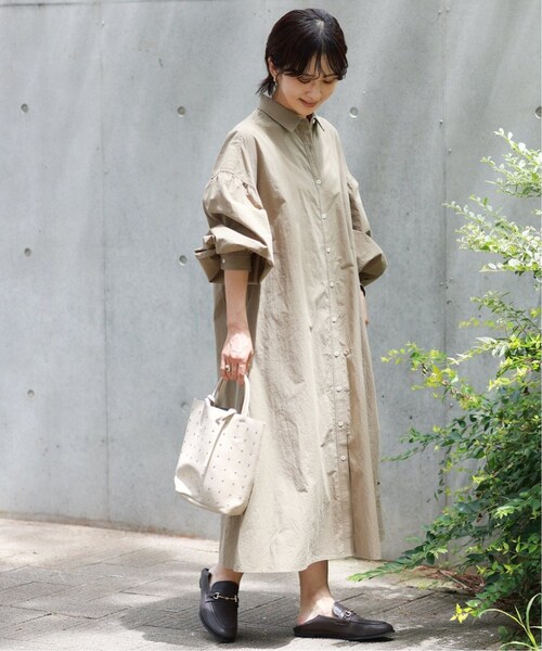 MARLON FIRENZE（マーロンフィレンツェ）の「《追加2》【MARLON FIRENZE/マルロン】 SHOPPER MINI STUDS：バッグ（ショルダーバッグ・レディース・ブラック/アイボリー・FREE）」の9枚目の写真