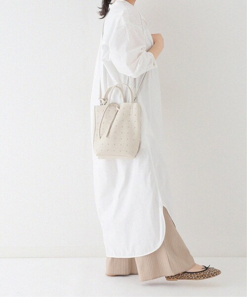 MARLON FIRENZE（マーロンフィレンツェ）の「《追加2》【MARLON FIRENZE/マルロン】 SHOPPER MINI STUDS：バッグ（ショルダーバッグ・レディース・ブラック/アイボリー・FREE）」の14枚目の写真