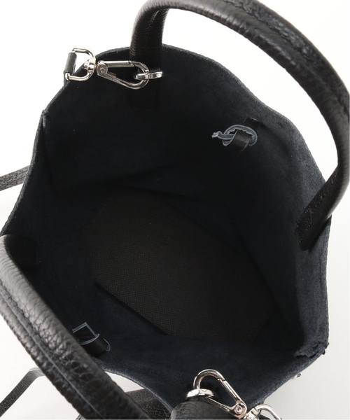 MARLON FIRENZE（マーロンフィレンツェ）の「《追加2》【MARLON FIRENZE/マルロン】 SHOPPER MINI STUDS：バッグ（ショルダーバッグ・レディース・ブラック/アイボリー・FREE）」の22枚目の写真