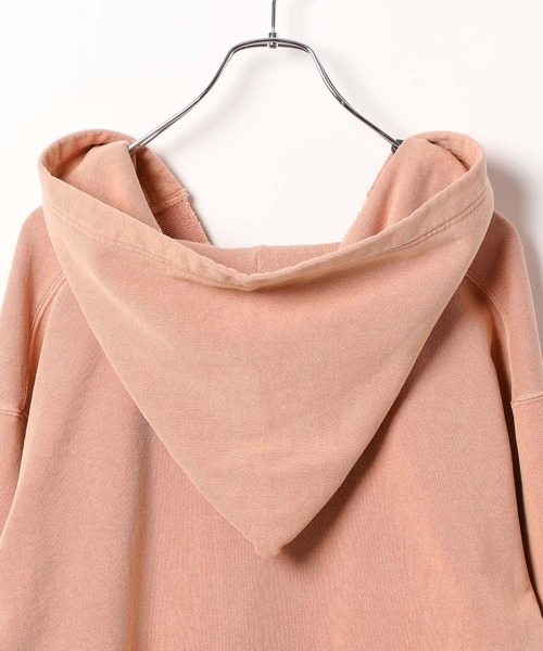 BAYFLOW(ベイフロー)の「ヴィンテージライクキーネックフーディー(パーカー・メンズ・チャコール/ピンク・MEDIUM/LARGE)」の6枚目の写真