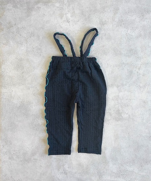 HOGAN RANCH WEAR（ホーガンランチウエア）の「ニットサッカーメロー2wayサロペット（80～120cm）（サロペット/オーバーオール・キッズ・ピンク/イエロー/チャコール・80/90/100/110/120）」の15枚目の写真