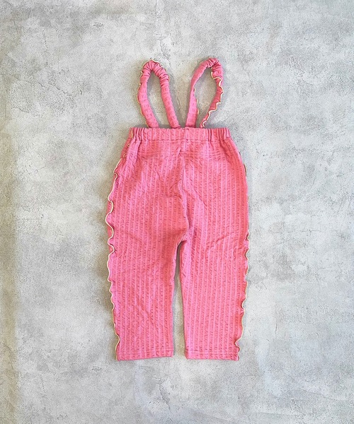 HOGAN RANCH WEAR（ホーガンランチウエア）の「ニットサッカーメロー2wayサロペット（80～120cm）（サロペット/オーバーオール・キッズ・ピンク/イエロー/チャコール・80/90/100/110/120）」の16枚目の写真