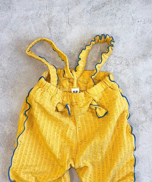 HOGAN RANCH WEAR（ホーガンランチウエア）の「ニットサッカーメロー2wayサロペット（80～120cm）（サロペット/オーバーオール・キッズ・ピンク/イエロー/チャコール・80/90/100/110/120）」の11枚目の写真