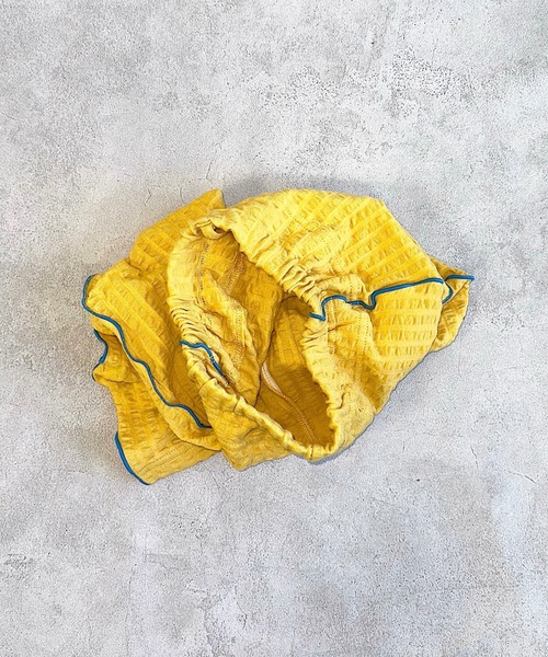 HOGAN RANCH WEAR（ホーガンランチウエア）の「ニットサッカーメロー2wayサロペット（80～120cm）（サロペット/オーバーオール・キッズ・ピンク/イエロー/チャコール・80/90/100/110/120）」の13枚目の写真