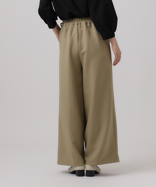 DRESKIP（ドレスキップ）の「◆サイドリボンがアクセント ラップ風ワイドパンツ（その他パンツ・レディース・ブルー/ブラック/カーキ・02/03/04）」の15枚目の写真