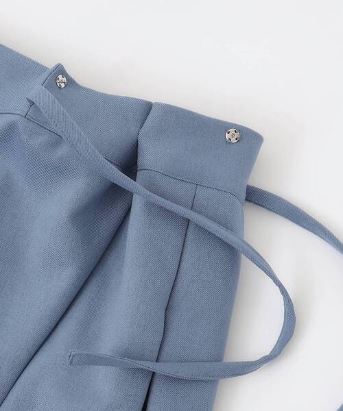 DRESKIP（ドレスキップ）の「◆サイドリボンがアクセント ラップ風ワイドパンツ（その他パンツ・レディース・ブルー/ブラック/カーキ・02/03/04）」の22枚目の写真