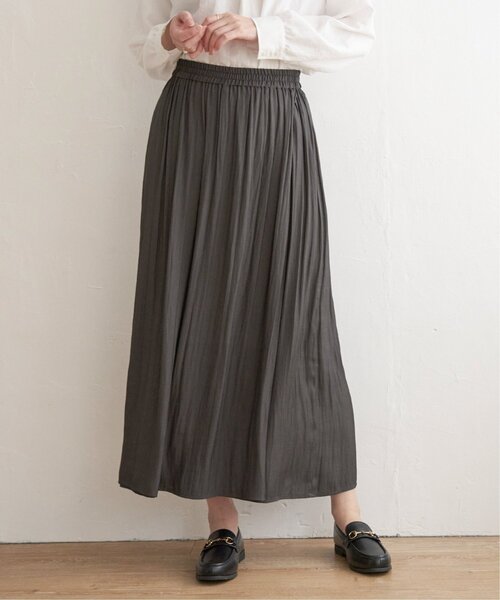 ikka（イッカ）の「カッセンボリュームラップスカーチョ（その他パンツ・レディース・モカ/チャコールグレー/ダークグリーン/ブルー・M/L/S）」の20枚目の写真