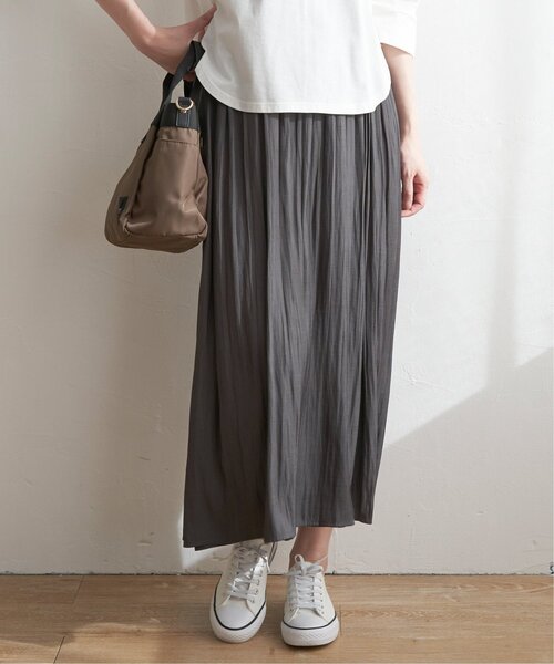 ikka（イッカ）の「カッセンボリュームラップスカーチョ（その他パンツ・レディース・モカ/チャコールグレー/ダークグリーン/ブルー・M/L/S）」の22枚目の写真