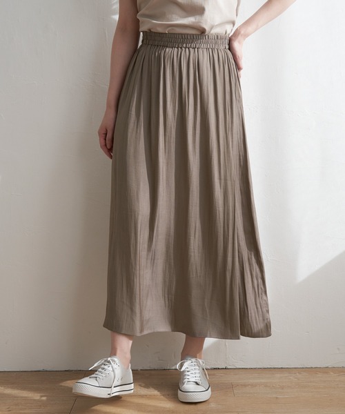 ikka（イッカ）の「カッセンボリュームラップスカーチョ（その他パンツ・レディース・モカ/チャコールグレー/ダークグリーン/ブルー・M/L/S）」の15枚目の写真