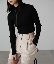 FREE'S MART | ハイネックショート丈リブニット(ニット/セーター)