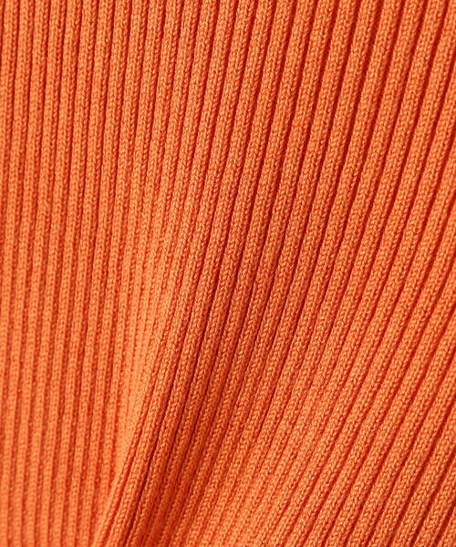 FREE'S MART（フリーズマート）の「ハイネックショート丈リブニット（ニット/セーター・レディース・オレンジ/ブルー/ホワイト/ブラック・FREE）」の12枚目の写真