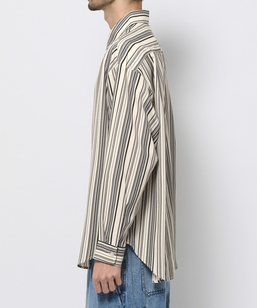 RAGEBLUE(レイジブルー)の「マルチストライプ/ドレープルーズシャツ(シャツ/ブラウス・メンズ・オレンジ/ブルー/ホワイト・MEDIUM/LARGE)」の22枚目の写真